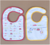 2 pk printed baby bib