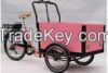 CE approved Europe 3 Wheel denish bakfiets/ family Electric Cargo Bikes for children