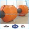 HDPE pipe floats with ...