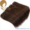 Hot sell whloesale price tangle is free 100% human hair remy hair weft