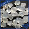 Sliced rough white topaz 