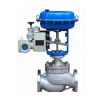 compact pneumatic diaphragm through single-seat control valve