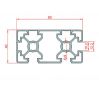 40x80 Closed Profile