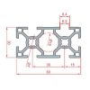 30x60 Industrial Aluminium Profile
