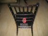 Black wood wedding chivari chair