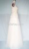 HY1004  Luxury Handmade Beaded Embroidery Strapless Chiffon Tulle Formal Evening Gowns