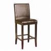 PU bar stool with rubb...