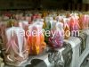 hand made cared candle...