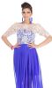 Embroidered Top Georgette Maxi