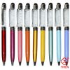 Popular Crystal Ballpoint Pen with cute pendant Beautiful Gift , muti-function Pen with Screen touch, hot selling!