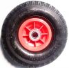 3.00-4 pneumatic tire wheel with plastic rim for hand truck, wheelbarrow, garden cart, trolley