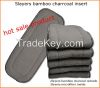 5Layer Charcoal Bamboo Inserts Chaning Mat Diaper Liner For Cloth Diap