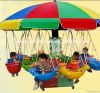 Ellectric hot sale children amusementl fishes revolving seat swing