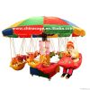 Ellectric hot sale children amusementl fishes revolving seat swing