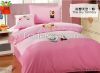 Breathable hand woven 100% cotton bedding sets 4pcs Ventilate Massage zz4004