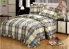 Breathable hand woven 100% cotton bedding sets 4pcs Ventilate Massage zz4003