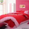 Breathable hand woven 100% cotton bedding sets 4pcs Ventilate Massage Function zz4007