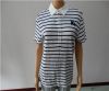 latest fashion man polo shirt,Striped Polo Shirt