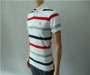 latest fashion man polo shirt,Striped Polo Shirt