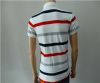 latest fashion man polo shirt,Striped Polo Shirt