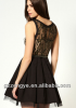 Fashion lace tulle dress A line mini dress