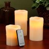  luminara flameless candle wholesale ,real wax led flameless candle  with remote control