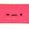 Bluetooth Speaker with TF Card Slot, Portable Active Bluetooth Music Player (Magenta)