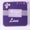 2014 creative craft rose flower gift collocate candy tin box