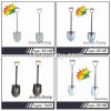 HOT sell Long Fiberglass Handle Steel Shovel