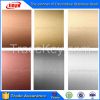 Satin blasting/ hairline Ti-brass Finish stainless steel decorative sheet/plate