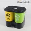 Plastic trash can mould