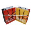 Paper bag with handle, glossy lamination