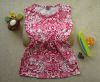 Children stock wholesale baby girl's cotton floral dress skirts