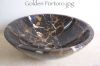 EMPERADOR DARK YELLOW WOOD ONYX TREE BLACK INDIAN GREEN MARBLE SINKS