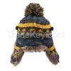 Wholesale Winter Men Women Knitted Earflap Caps Acrylic Russian Hat