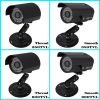 Waterproof Indoor Outdoor Black Bullet Security CCTV Camera