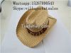 VG-MW001Cowboy Hat with Leather Ling, Customized Logos are welcomed