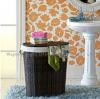 wejoin poly wicker laundry hamper