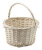 wejoin white wicker flower basket