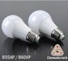 LED Bulb A60 / B60 With aluminum and plastic cup LED LIGHTING 10w 12w 15w 220-240v E14 E27 PF>0.5