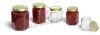 Hexagon/oval/octagon glass jars/food containers with metal/plastic cap