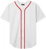 Baseball Uniforms Blank Plain Hip Hop Hipster Baseball Jersey Button Down Shirts Sports Uniforms Men Women Jersey