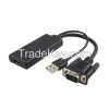 VGA M+Audio to HDMI Ad...