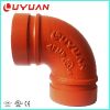 FM /UL Listed Casting Grooved Pipe Elbow for Construction