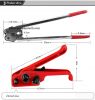 Manual Plastic strapping tool, manual strapping tool, sealer and tensioner