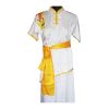 Martial Arts Uniform Short Sleeves Kung Fu Performance Clothing Wu Shu Suit