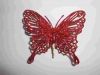 7 cm glitter butterfly...
