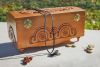 Wooden jewelry box wit...