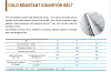 Heat & Cold Resistant Conveyor Belt