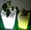 LED flower pot for home and garden lighting 16 color changing illuminated rechargeable illuminated led flower pots/colorful flashing planter